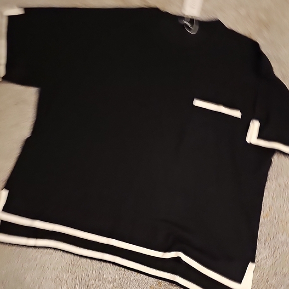 Zanzea Black and White Pajama Set #D - Picture 4 of 4